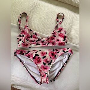 Kate Spade Pink Bay of Rose Bikini Top & Bottom